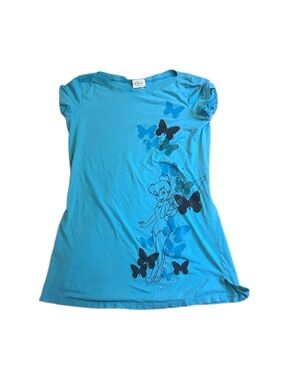 Disney Fairies Tinker Bell Blue Butterfly Vintage fairy sleepwear dress pajama